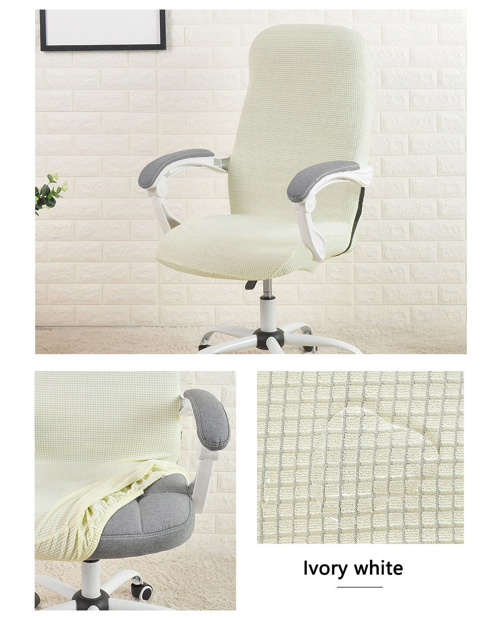 Water-Resistant Jacquard Office Chair Cover - Transform Your Office Chair with Style and Comfort!