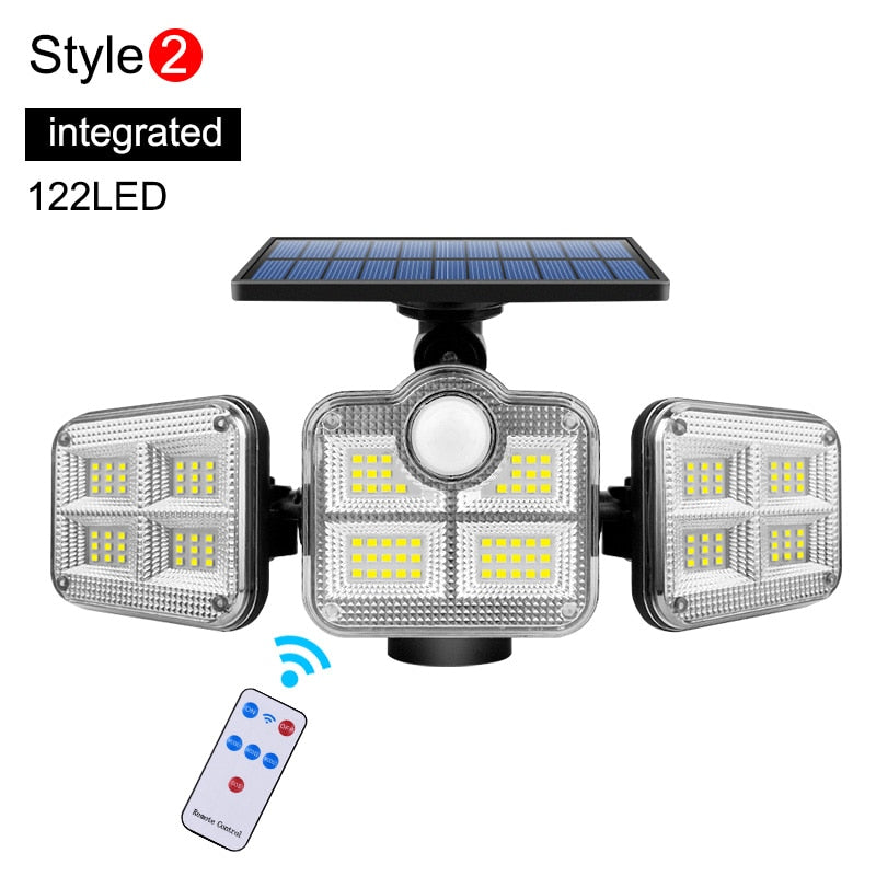 Super Bright Solar Lights | IP65 Waterproof Outdoor/Indoor Solar Lamp | Adjustable Head | Wide Lighting Angle