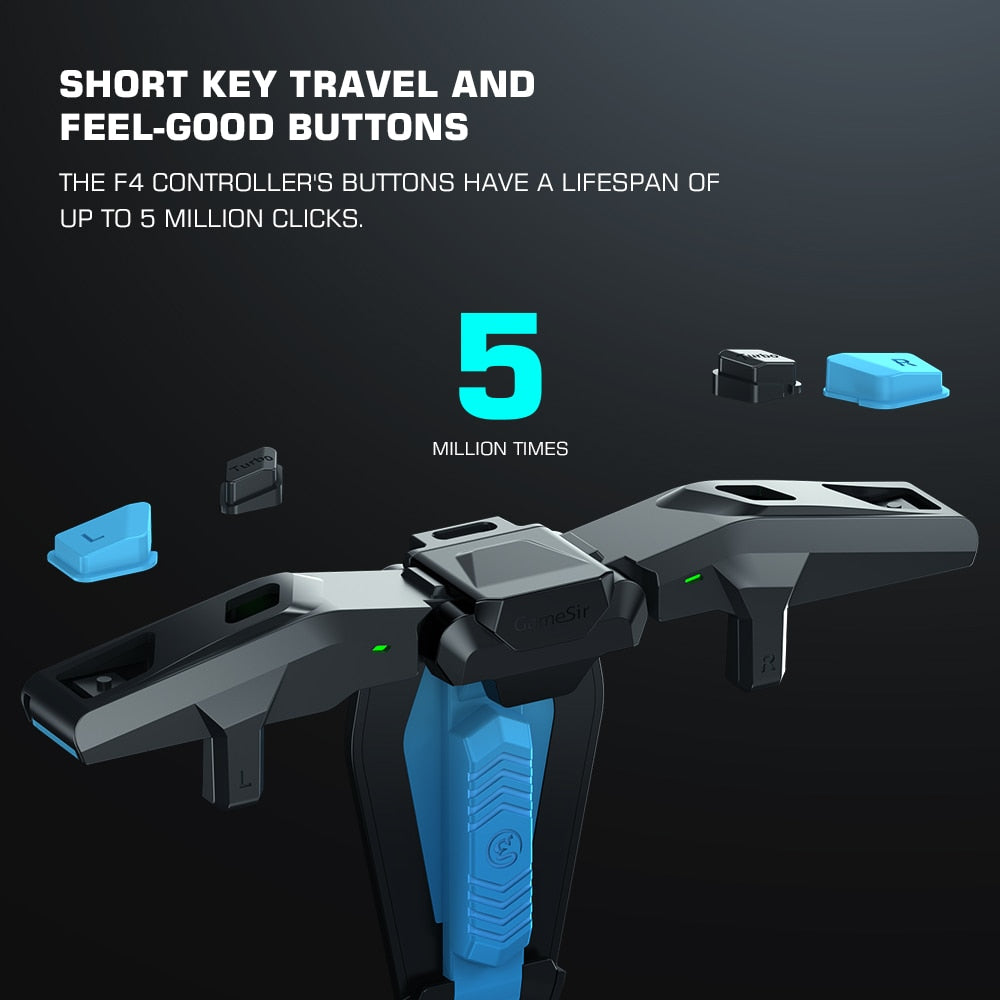 Plug and Play GameSir F4 Falcon Mobile Phone Game Controller - PUBG Gamepad Joystick for iPhone iOS Android Cellphone Call of Duty