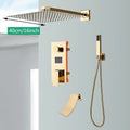 DecorBites™ Gold Digital Display Shower System with Tub Spout