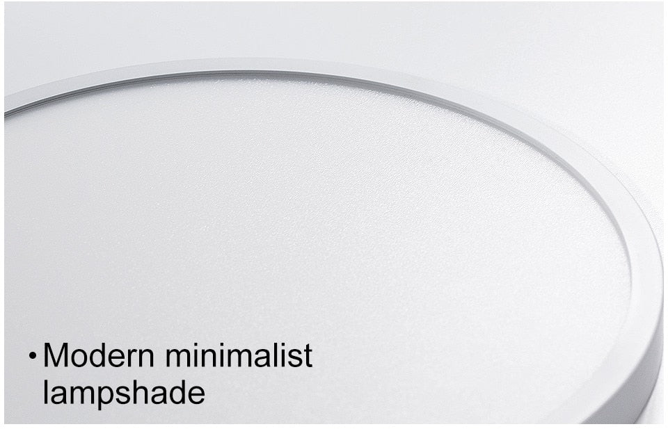 Smart Ultrathin 20-Inch LED Ceiling Lamp: Large Bedroom Lighting Fixture for Modern Living Room