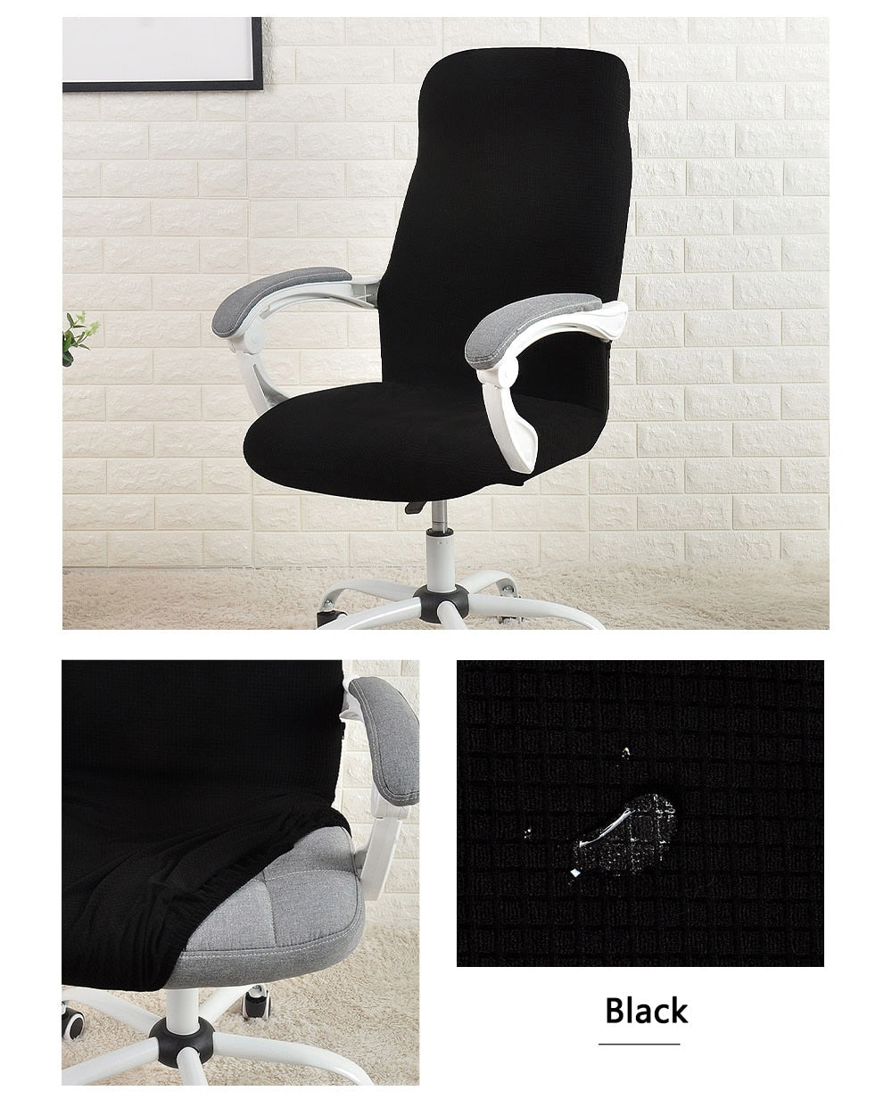 Water-Resistant Jacquard Office Chair Cover - Transform Your Office Chair with Style and Comfort!