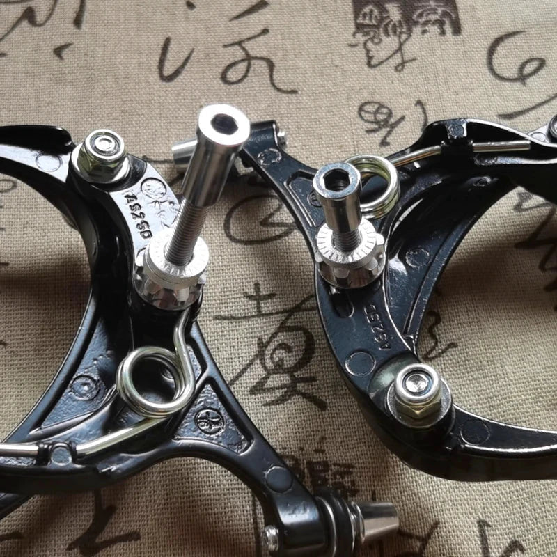 New Bicycle V-Brake AS2.5D-C Racing Road Dual Pivot Bike Aluminum Side Pull Caliper Brake Front Rear Brake 55-72mm