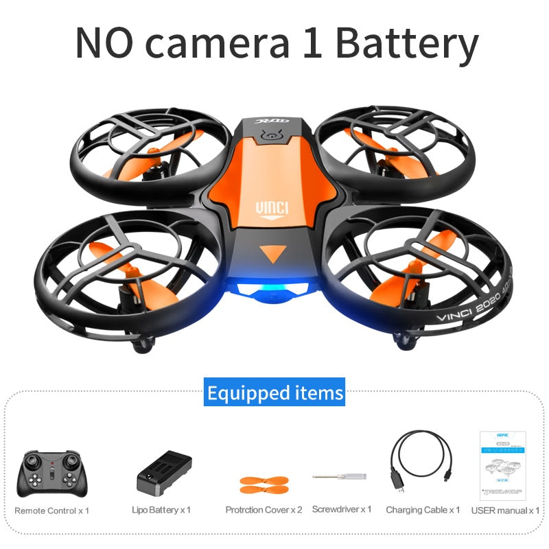 New Mini Drone V8 with 4K/1080P HD Camera, WiFi FPV, Air Pressure Height Maintenance, Foldable Quadcopter, RC Drone Toy Gift