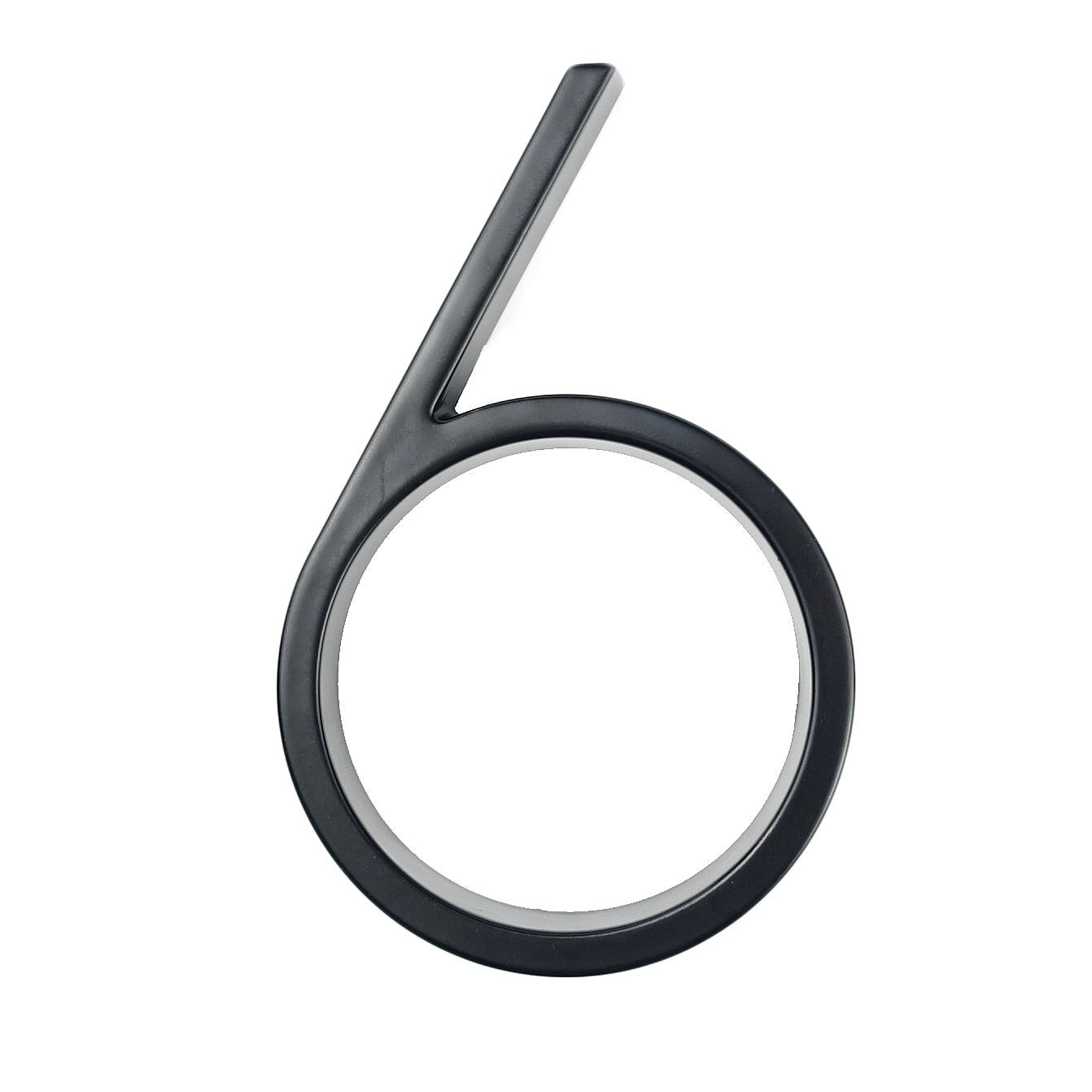 Floating Exterior House Number 5inch Doorplate Letters Metal Address Sign Plate Outdoor Door Plaque Number Dash Slash Sign #0-9