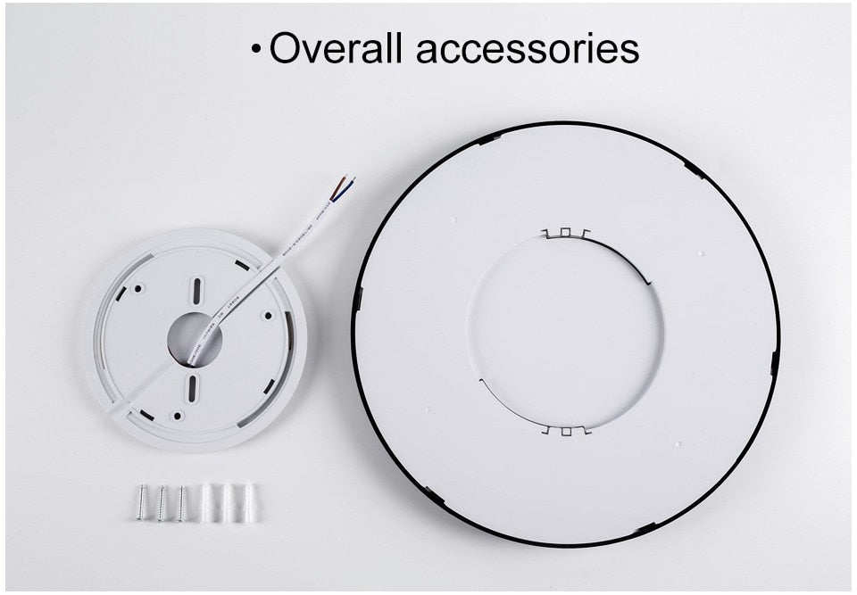 Smart Ultrathin 20-Inch LED Ceiling Lamp: Large Bedroom Lighting Fixture for Modern Living Room