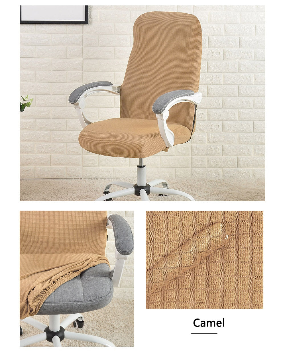 Water-Resistant Jacquard Office Chair Cover - Transform Your Office Chair with Style and Comfort!