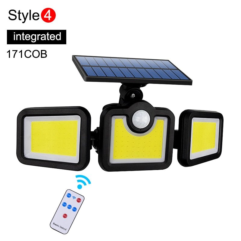 Super Bright Solar Lights | IP65 Waterproof Outdoor/Indoor Solar Lamp | Adjustable Head | Wide Lighting Angle