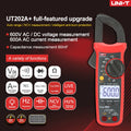 UNI-T UT204+ UT202A+ AC Amperimetric Clamp Meter 600A Hook Ammeter NCV Clamp Digital Multimeter Electric Tester Workshop Tools
