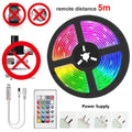 Wi-Fi 5050 RGB LED Light Strips with Bluetooth | Flexible 30LEDs/M RGB Strip Lamp | DC 12V Backlight Tape Mural for TV Home Decoration