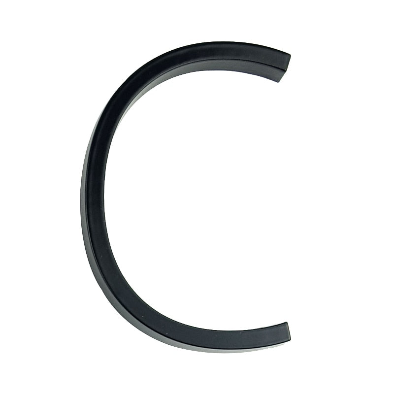 Floating Exterior House Number 5inch Doorplate Letters Metal Address Sign Plate Outdoor Door Plaque Number Dash Slash Sign #0-9
