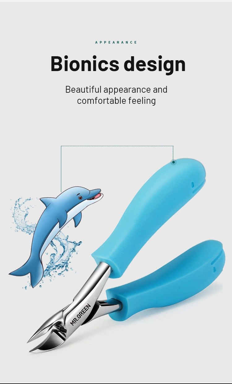 MR.GREEN Nail Clippers Toenail Cutters Pedicure Manicure Tools Anti-Splash Ingrown Paronychia Professional Correction Tool Sets