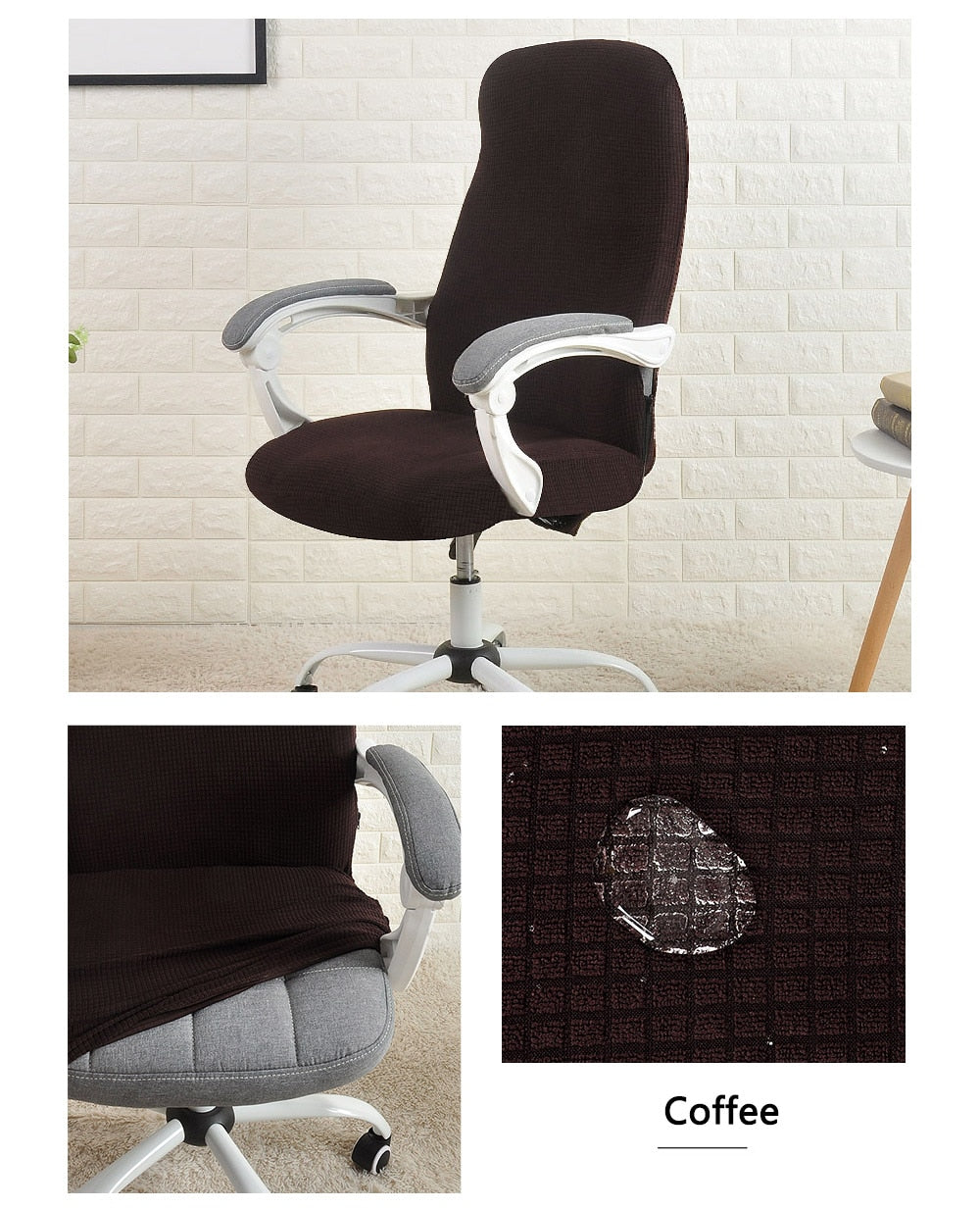 Water-Resistant Jacquard Office Chair Cover - Transform Your Office Chair with Style and Comfort!