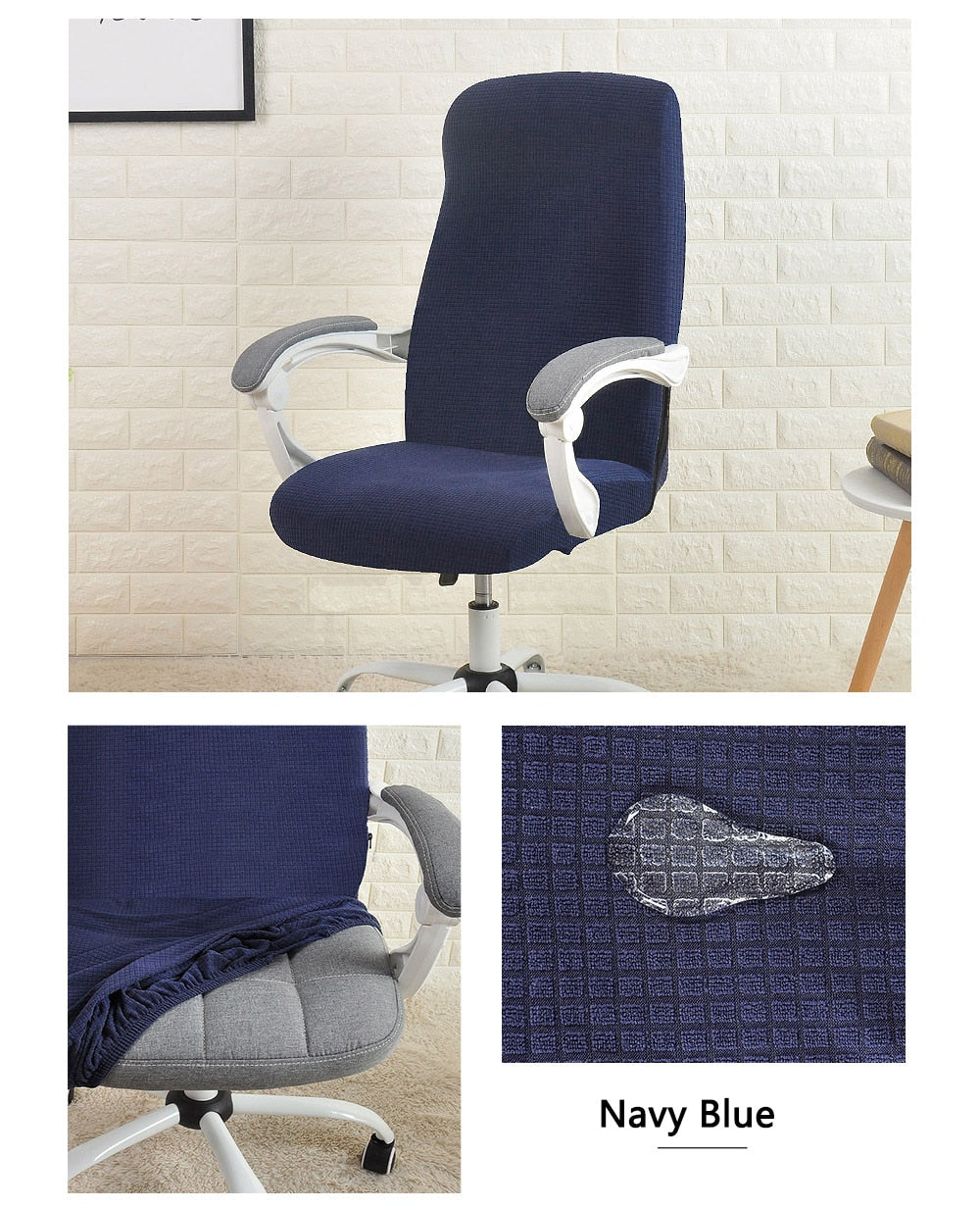 Water-Resistant Jacquard Office Chair Cover - Transform Your Office Chair with Style and Comfort!