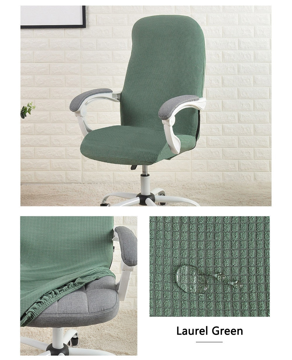 Water-Resistant Jacquard Office Chair Cover - Transform Your Office Chair with Style and Comfort!