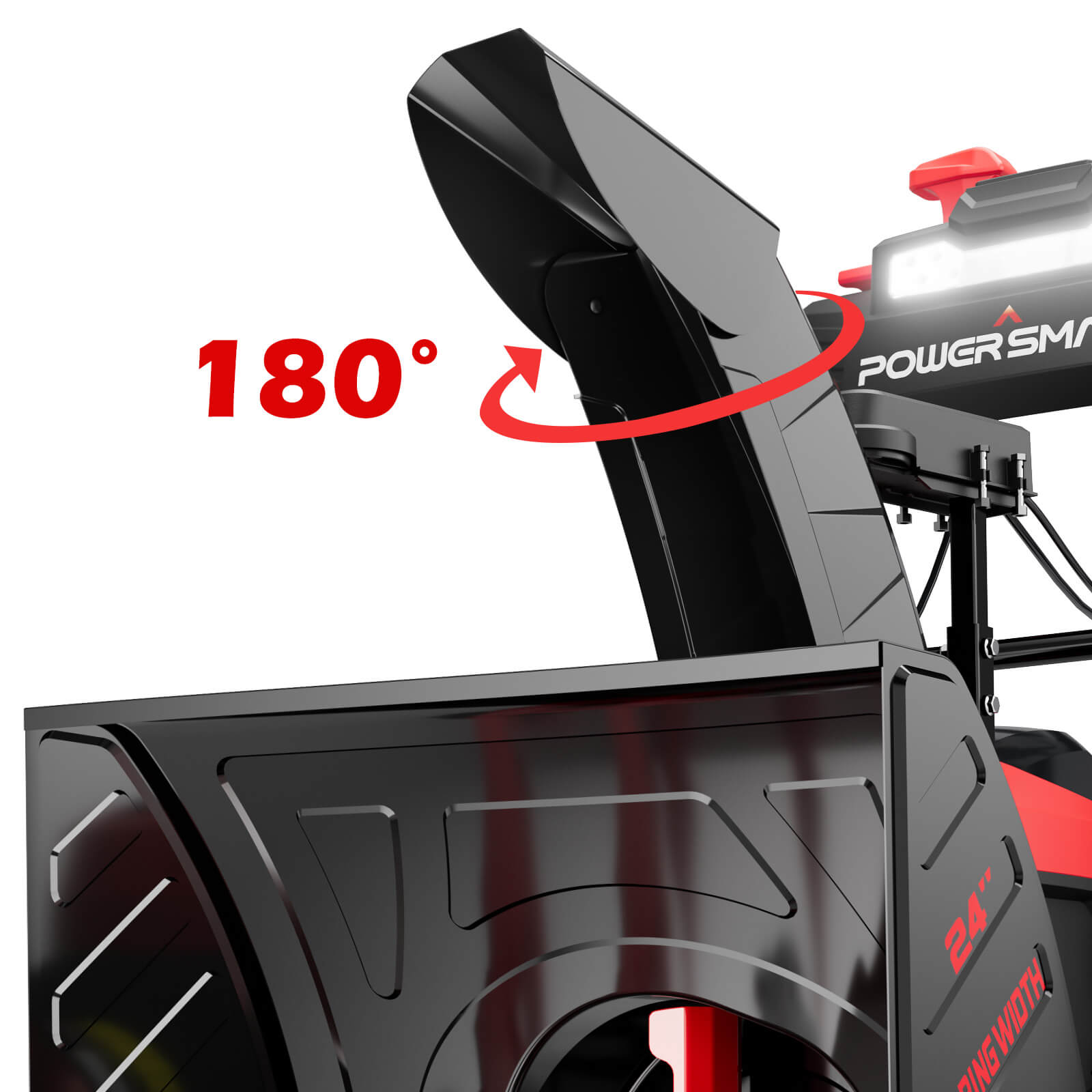 80V 24'' Two Stage Self-propelled Cordless Snow Blower HB2805