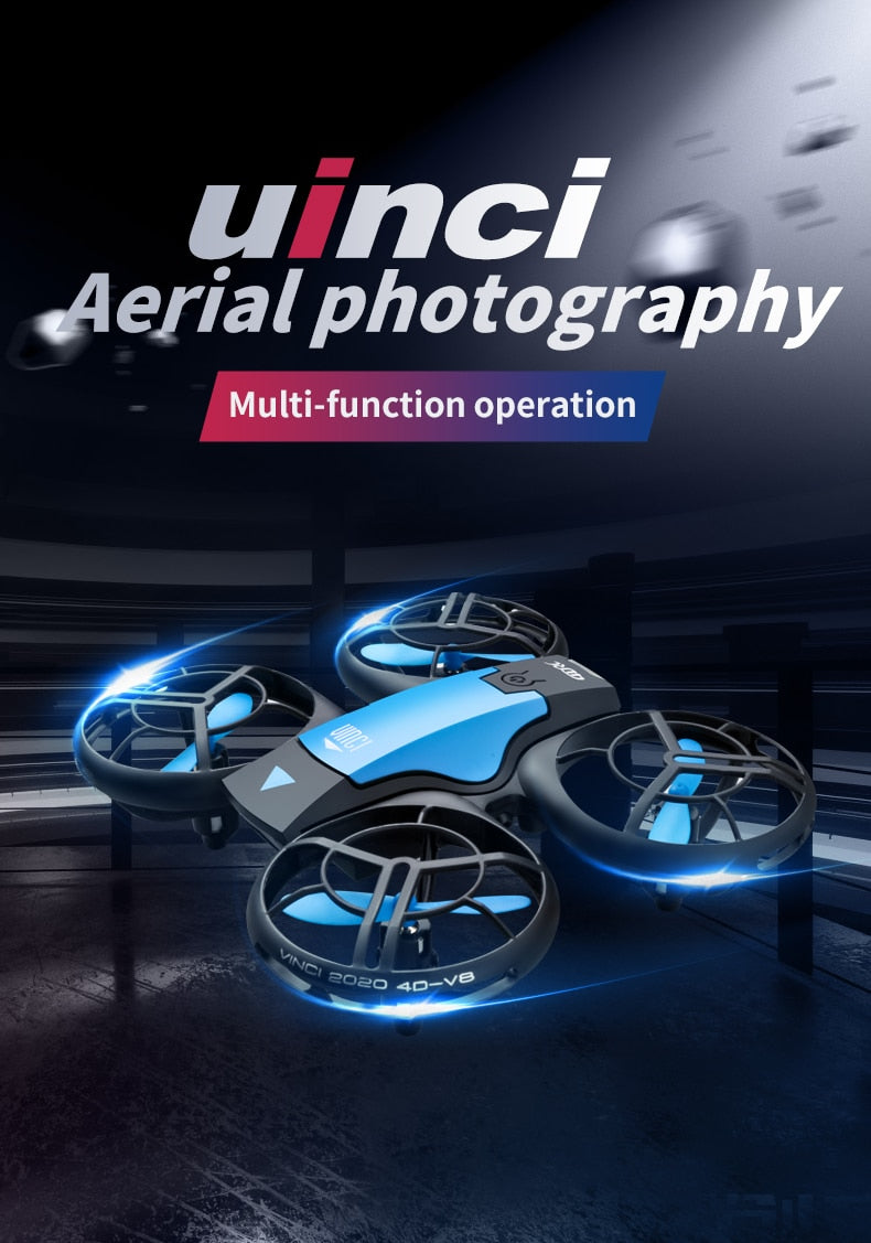New Mini Drone V8 with 4K/1080P HD Camera, WiFi FPV, Air Pressure Height Maintenance, Foldable Quadcopter, RC Drone Toy Gift