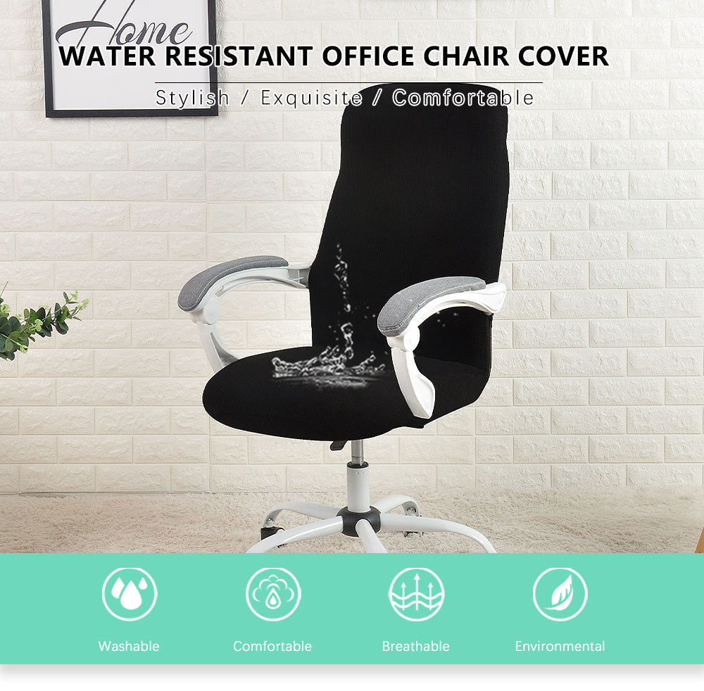 Water-Resistant Jacquard Office Chair Cover - Transform Your Office Chair with Style and Comfort!