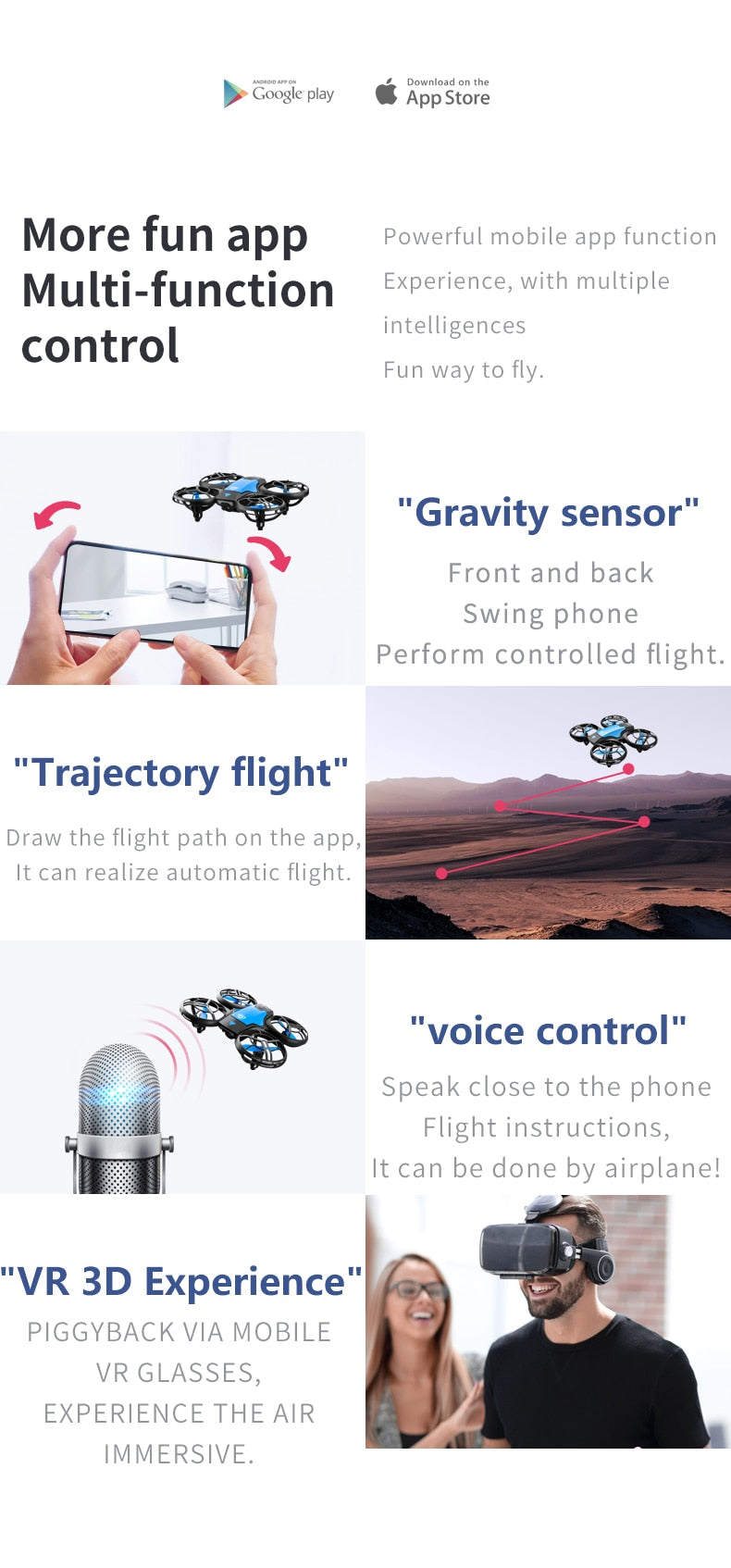New Mini Drone V8 with 4K/1080P HD Camera, WiFi FPV, Air Pressure Height Maintenance, Foldable Quadcopter, RC Drone Toy Gift