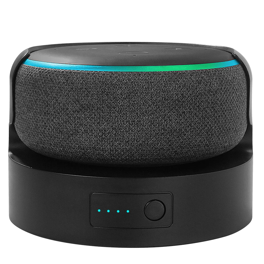 Battery Base for Echo Dot 3rd Gen Alexa Speaker Holder Mount Rechargable Docking Station For Echo Dot 3rd wireless Charger