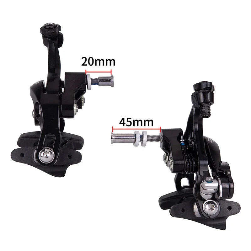 RACEWORK Road Bike Dual Pivot Calipers Bicycle Brake Racing Aluminum Side Pull Caliper Front Rear With Brake Pads