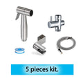 Stainless Steel Handheld Bidet Sprayer Set for Toilet - Bathroom Hand Bidet Faucet with Self-Cleaning Shower Head