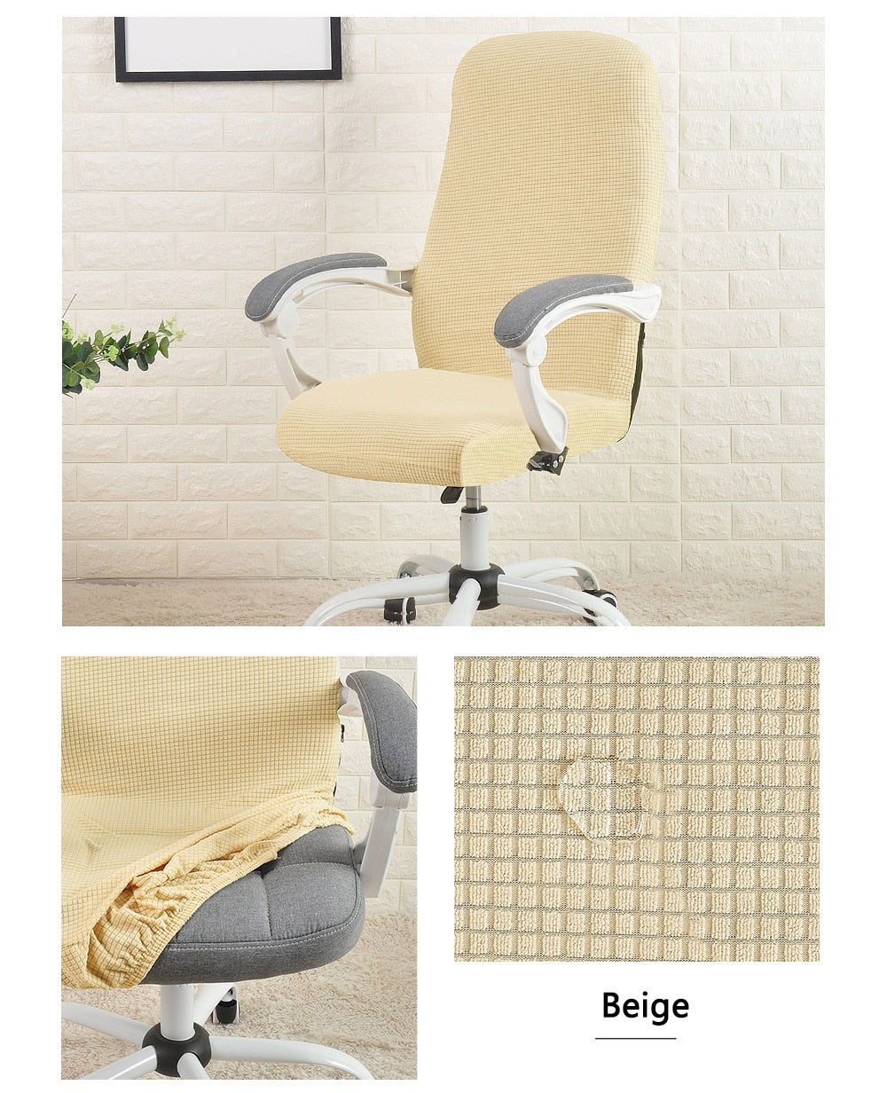 Water-Resistant Jacquard Office Chair Cover - Transform Your Office Chair with Style and Comfort!