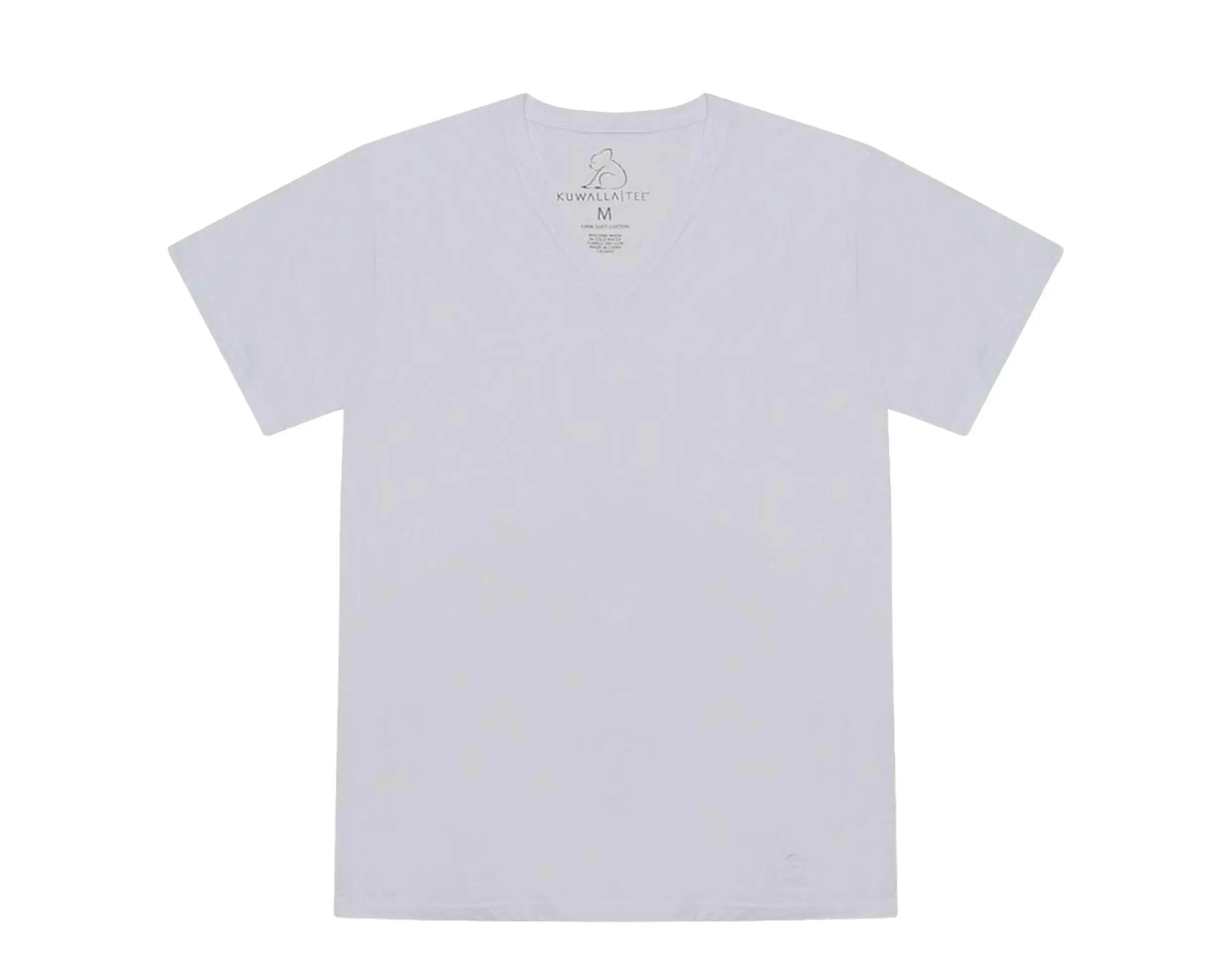 Kuwalla Tee Crew V-Neck Men T‑Shirt 3‑Pack Mix Black/White/Grey