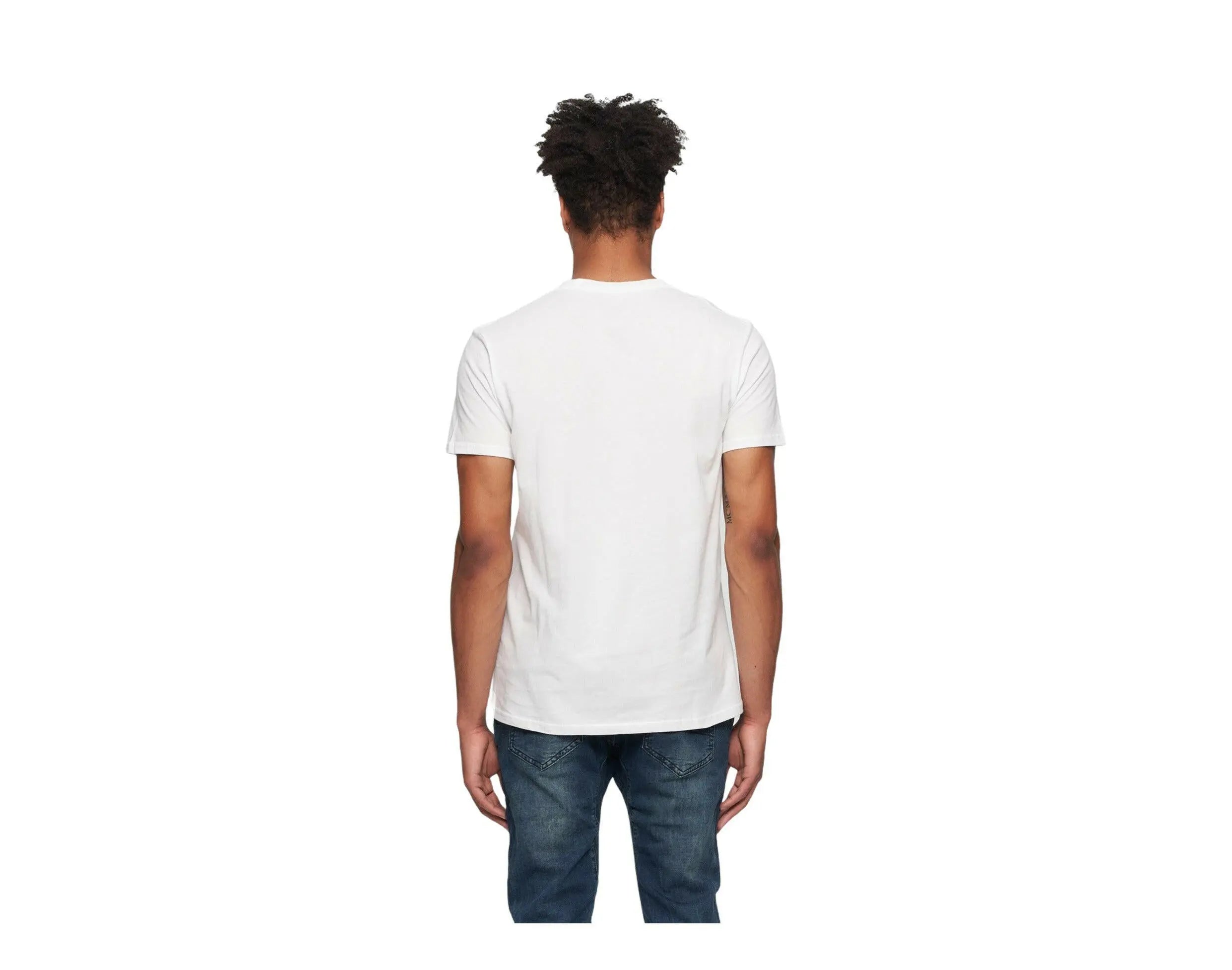 Kuwalla Tee Crew V-Neck Men T‑Shirt 3‑Pack Mix Black/White/Grey