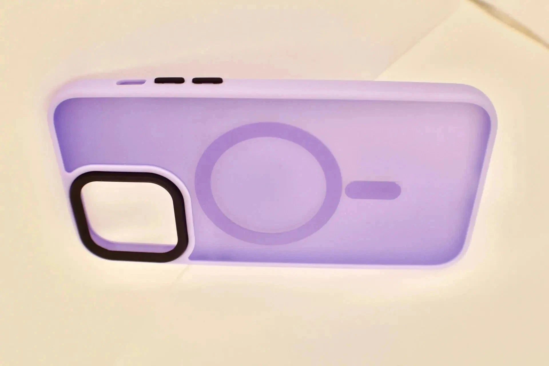 Matte shockproof case translucent Armor Case For iPhone 15 14 13 Pro Max Plus PC Bumper Cover Light Purple