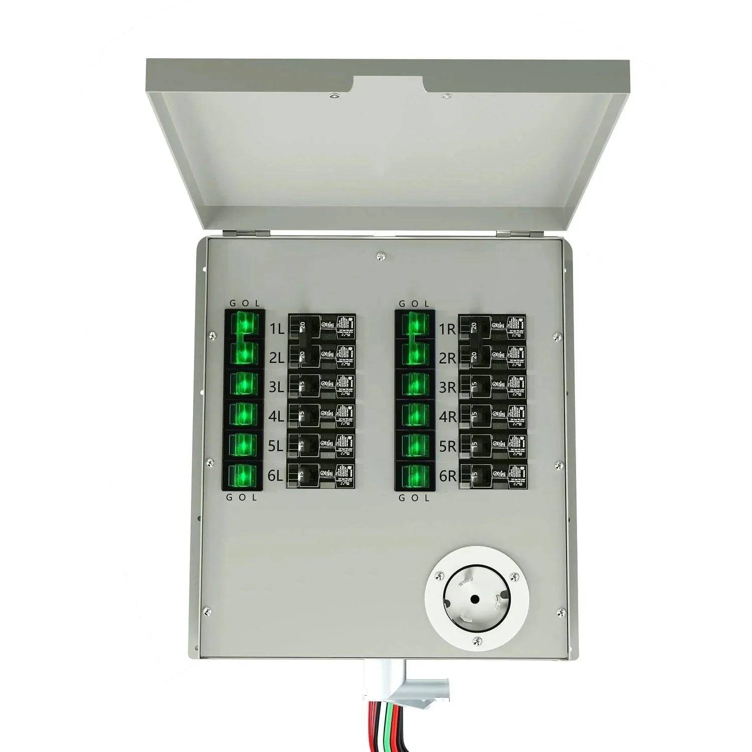 Refurbished - Nature's Generator 120/240V 50A 12-Circuit Non-Automatic Transfer Switch