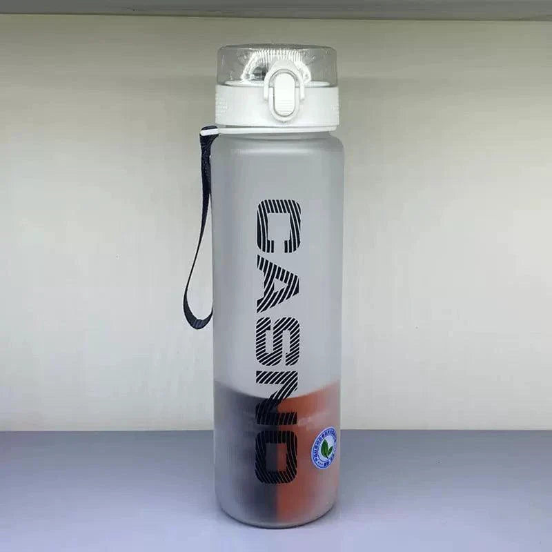 Casino Frosted Sports Water Bottle Plastic Portable Bottle With Lid For Men And Women