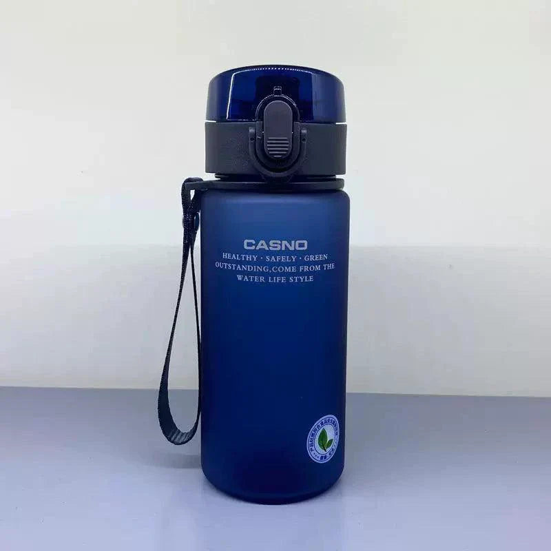 Casino Frosted Sports Water Bottle Plastic Portable Bottle With Lid For Men And Women