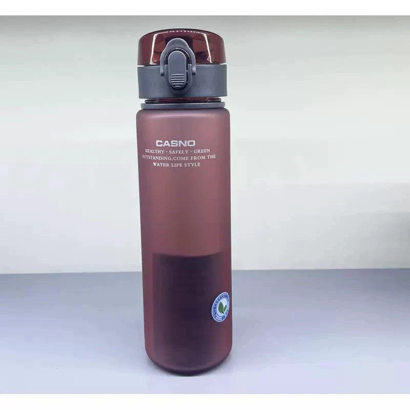 Casino Frosted Sports Water Bottle Plastic Portable Bottle With Lid For Men And Women