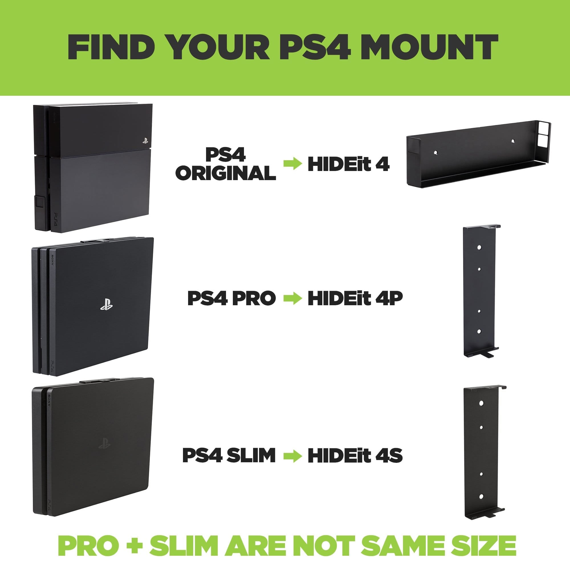 HIDEit 4S | PlayStation PS4 Slim Mount
