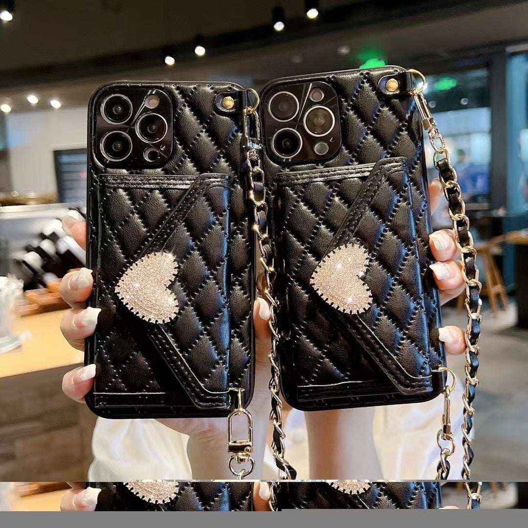 RAMODO Love Diamond Messenger Phone Case
