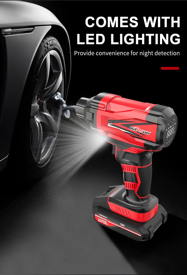 12V Cordless Tire Air Pump: Portable Electric Compressor for Tires – Auto Air Kompressor, Hassle-Free Inflation Anywhere