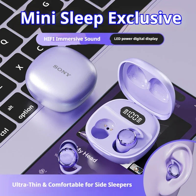 Original Sony X62 Pro Sleep Earbuds Tiny Headphone Sport Stereo Bluetooth Earphone Hidden Noise Cancelling Wireless Headset