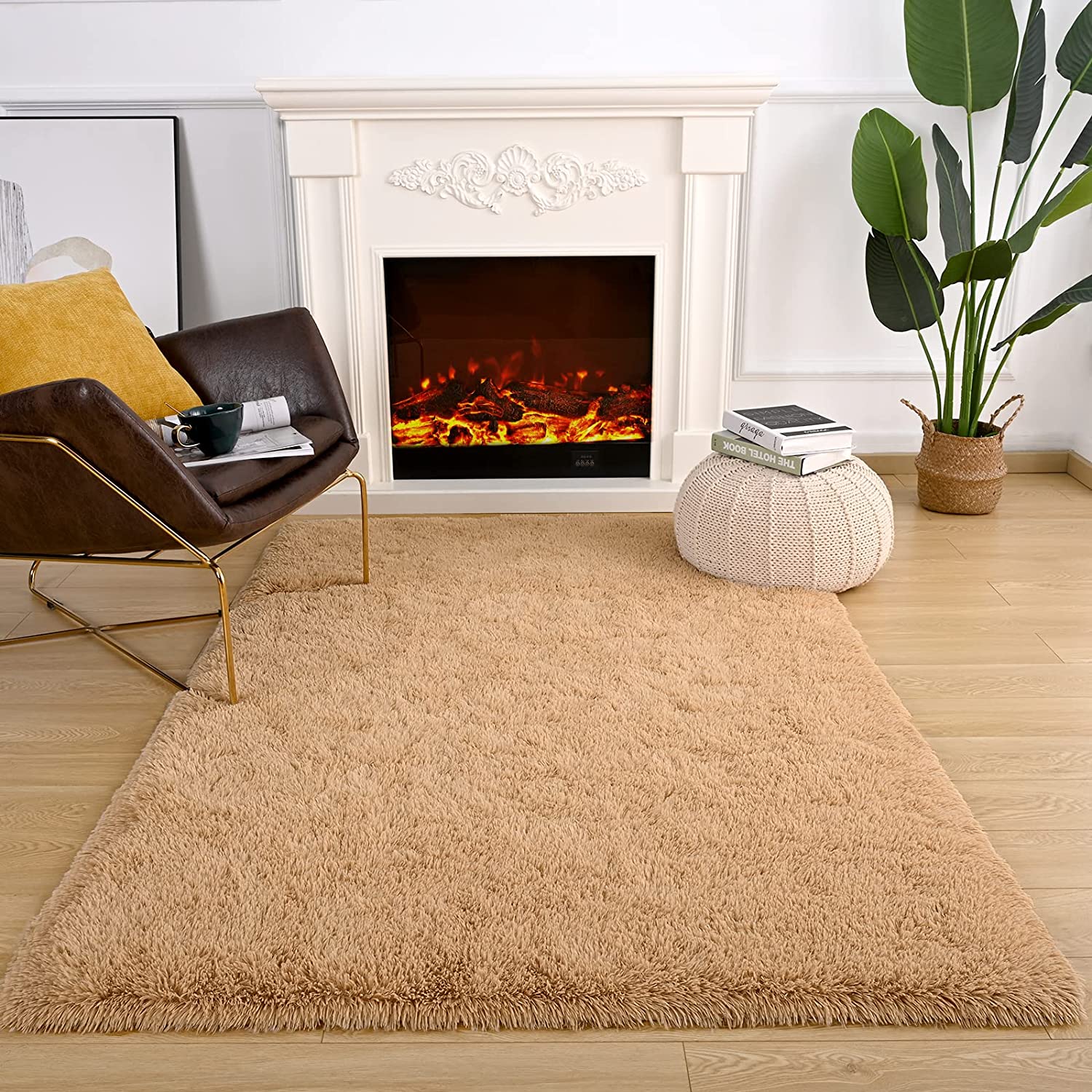 Luxurious Plush Carpets: Ultra-Soft Modern Area Rugs for Stylish Living Rooms, Playful Children's Bedrooms, and Chic Home Decor