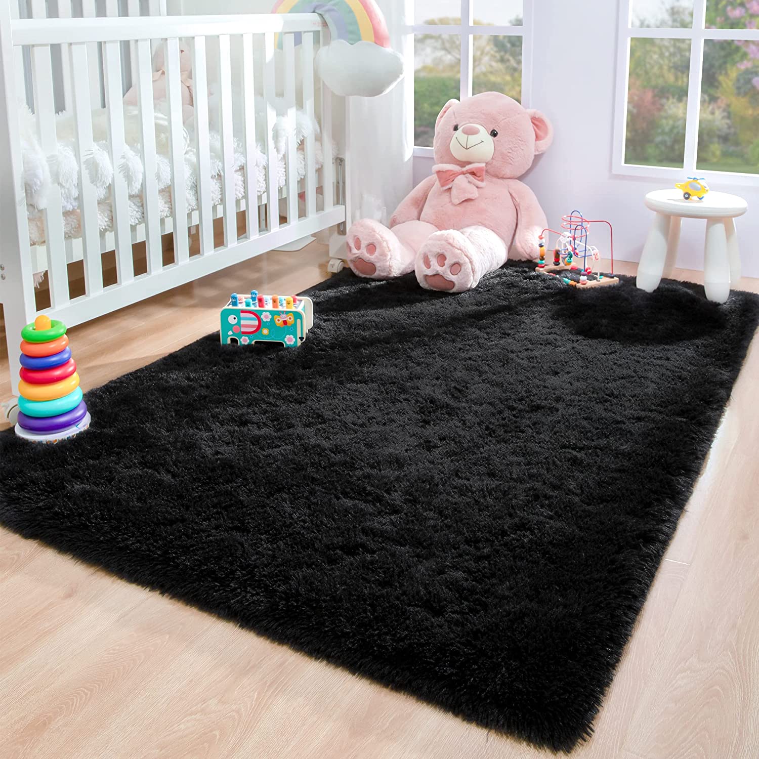 Luxurious Plush Carpets: Ultra-Soft Modern Area Rugs for Stylish Living Rooms, Playful Children's Bedrooms, and Chic Home Decor