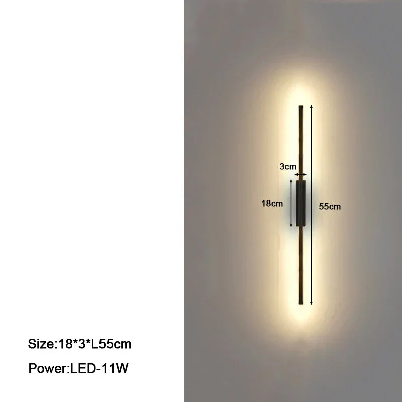 DecorBites™ Linear LED Wall Sconce for Sofa Background Lighting Fixtures