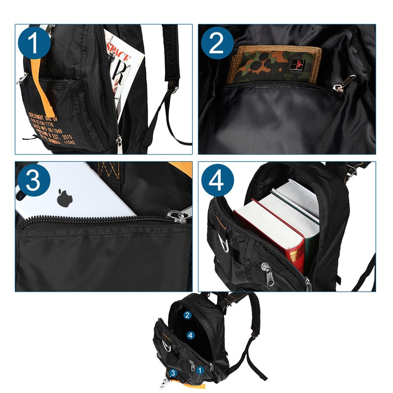 Men Women Lightweight Travel Hiking Backpack Foldable Camping Backpacks Ultralight Outdoor Water Resistant Sport Daypack