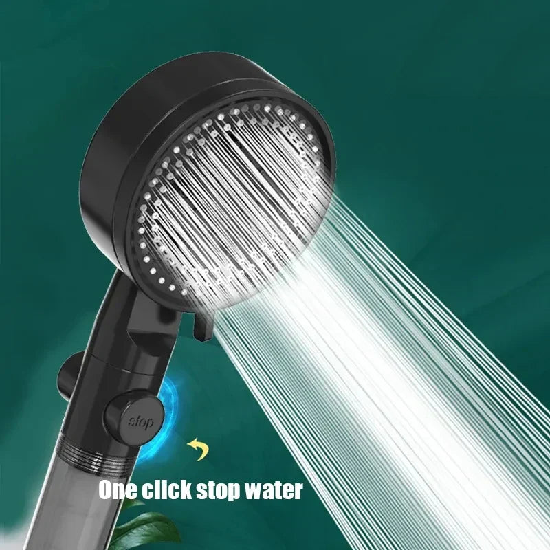 DecorBites™ High Pressure Shower Head with Filter, Adjustable Handheld Spray Nozzle for Bathroom