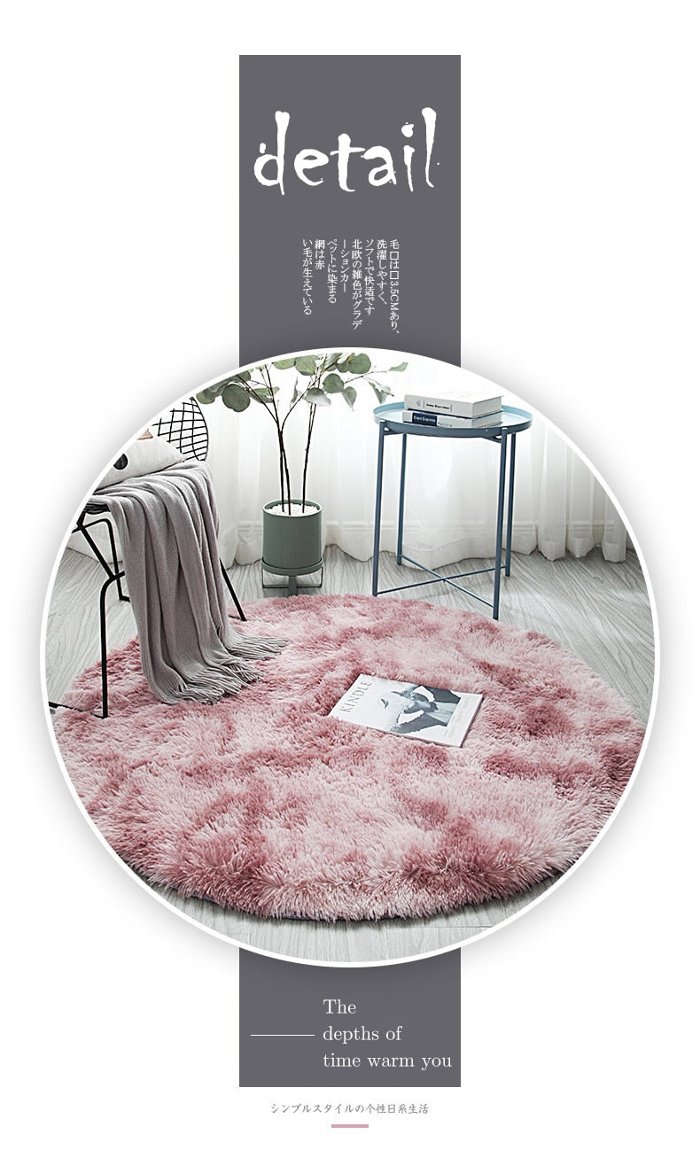 Plush Carpet: Thick, Anti-Slip, and Soft Rugs for Modern Living Room and Bedroom Decoration