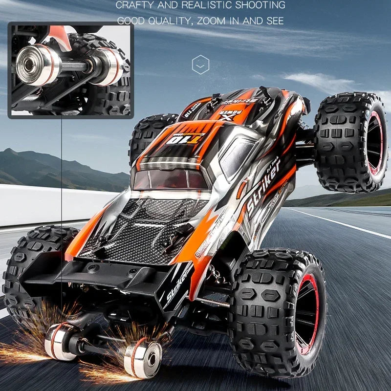 HAIBOXING 2105A 1:14 75KM/H 4WD RC Car Brushless RC Cars High Speed Drift Monster Truck Dual-battery for Kid vs Wltoy 144001 Toy