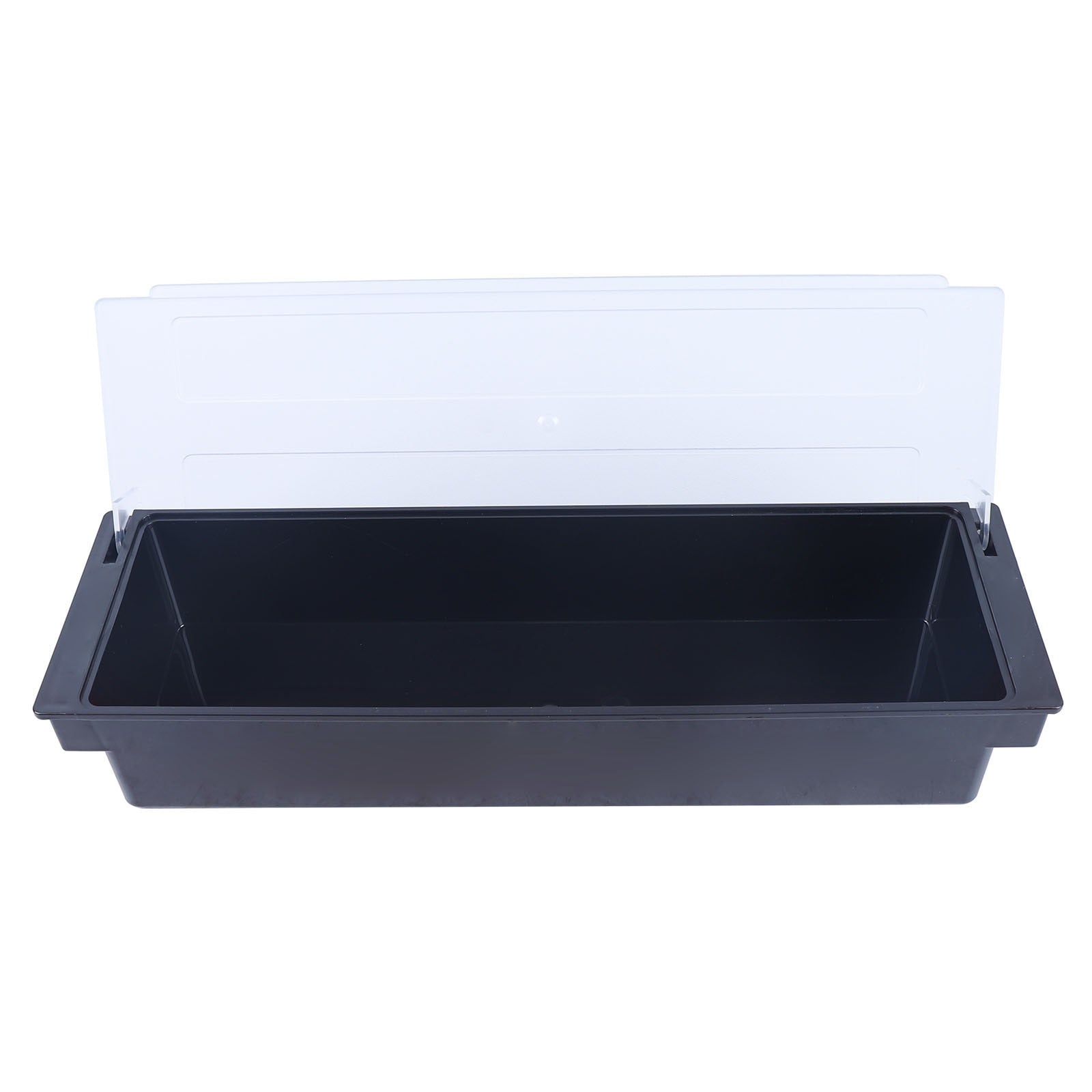 Condiment Server Condiment Dispenser Tray With Hinged Cover Strip Fruit Box Three Trays Suitable For Restaurant Buffet And Bar