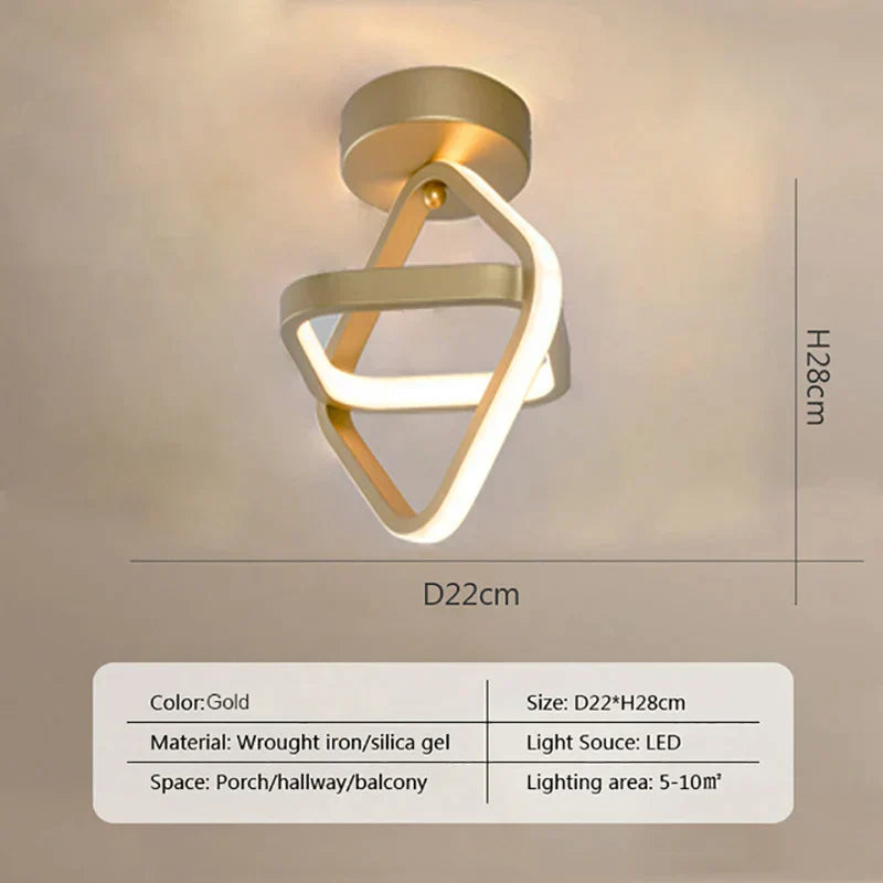 DecorBites™ LED Ceiling Chandelier Modern Bedroom Lamp Indoor Decor Surface Mounted Lighting