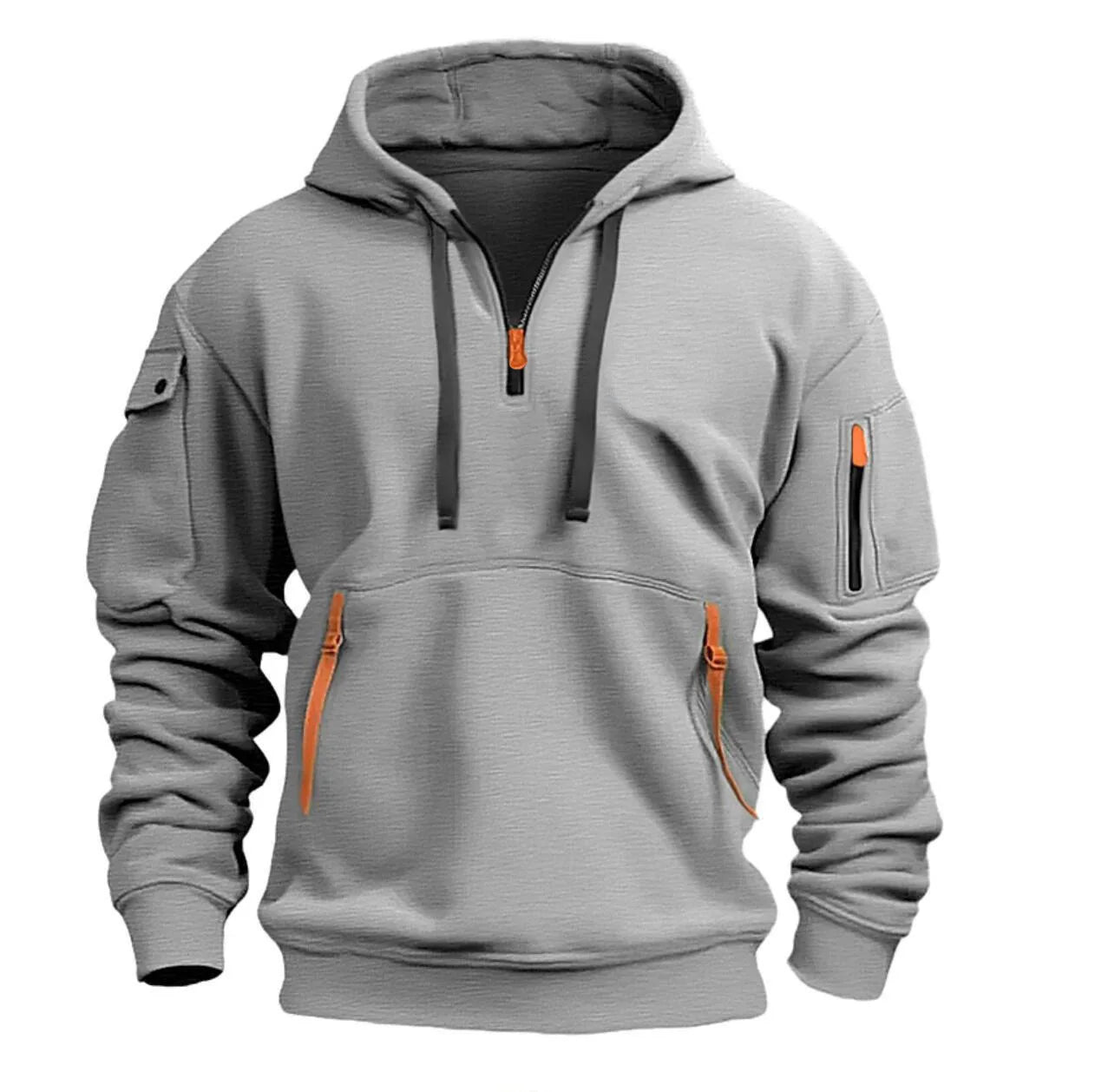 Men's 2025 hooded sweatshirt plus size loose pullover, fashionable sweatshirt, casual hooded jacket s-XXXL