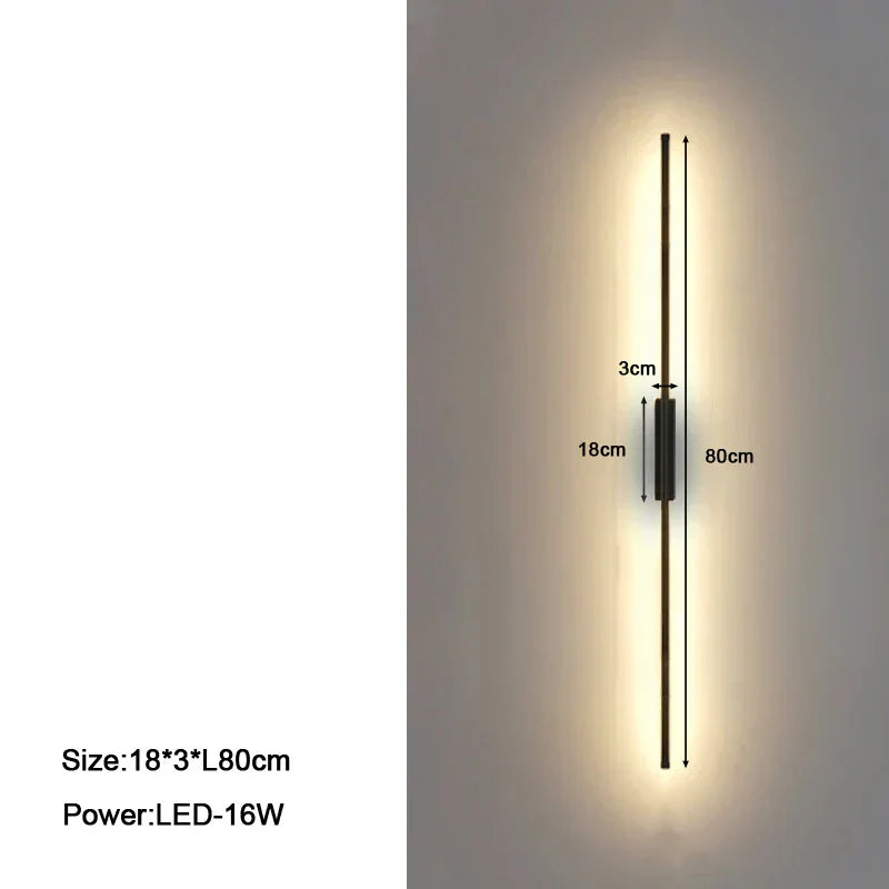 DecorBites™ Linear LED Wall Sconce for Sofa Background Lighting Fixtures