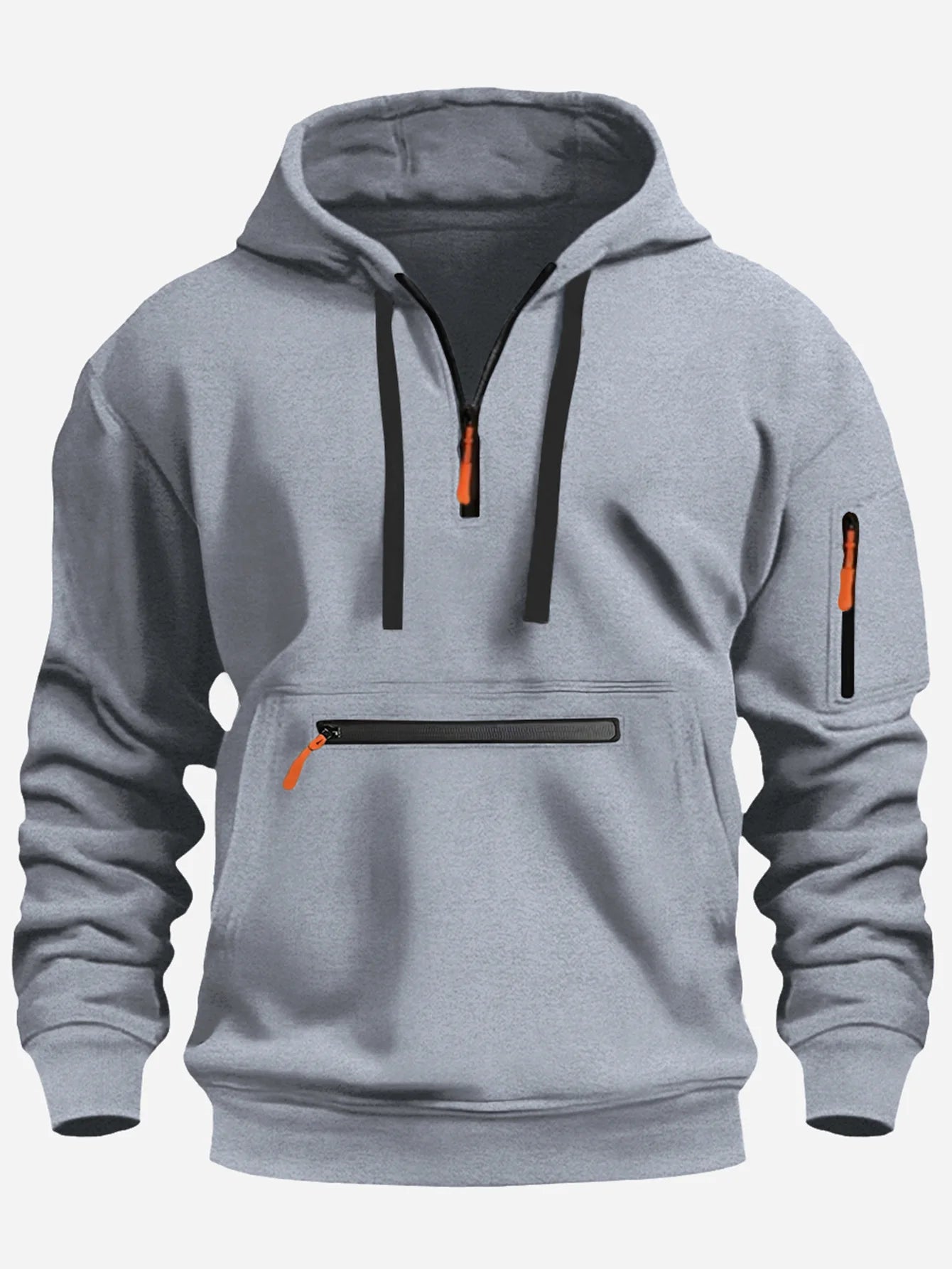Men's 2025 hooded sweatshirt plus size loose pullover, fashionable sweatshirt, casual hooded jacket s-XXXL
